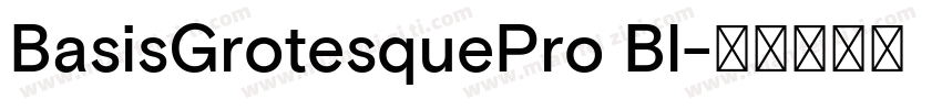 BasisGrotesquePro Bl字体转换